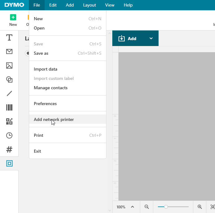 Download and install DYMO Connect 